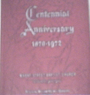 Centennial Anniversary Wheat Street Baptist Church,1972
