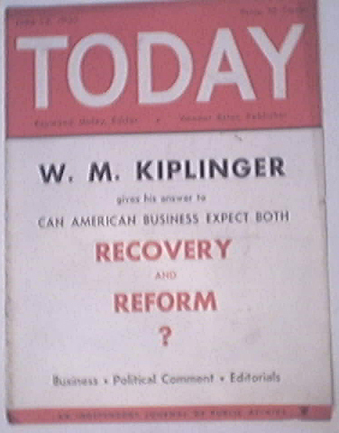 TODAY National Weekly,RECOVERY and REFORM?
