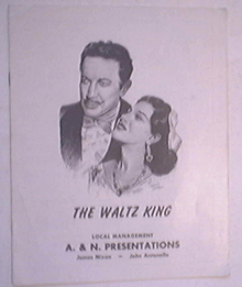 The Waltz King starring Richard Bonelli Margit Bokor