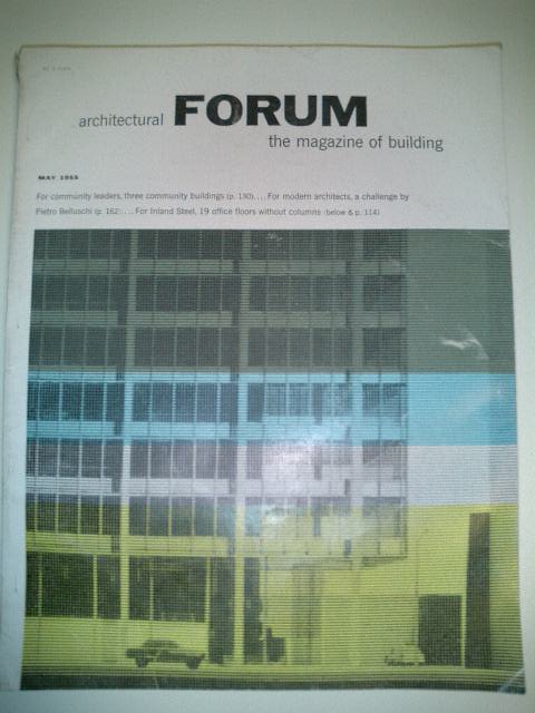 Architectural Forum May 1955 Philip Johnson