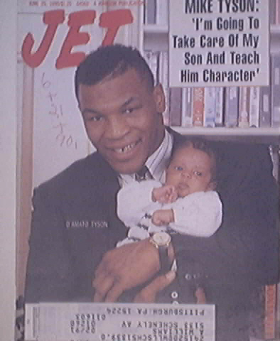 JET 6/25/1990 Mike Tyson and Son D'Amato Tyson Cov