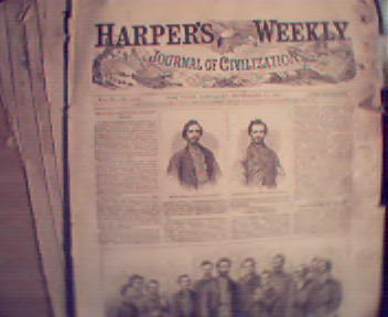 HarpersWeekly- 9/23/1895 Military Execution,Boston Hall