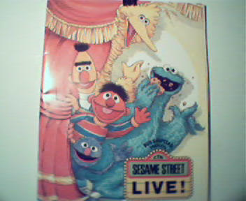 Seasame Street Live Program and Songbook c1985