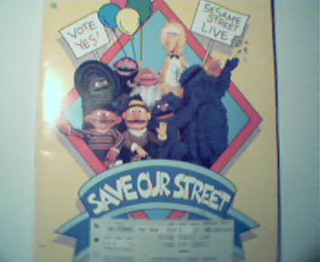 Seasame Street Live Program and Songbook c1987