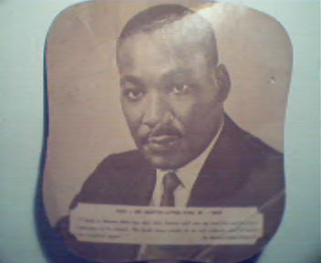 Church Fan with Picture of Dr. Martin Luther King Jr.