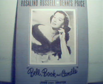Bell,Book and Candle with Rosalind Russell! c1950s!