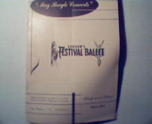 Mary Beegle Concert-Londons Festival Ballet-1954-55