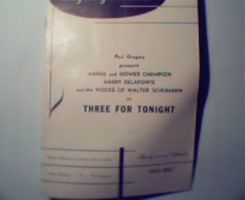 May Beegle Series-Harry Belafonte! Three For Tonight 55