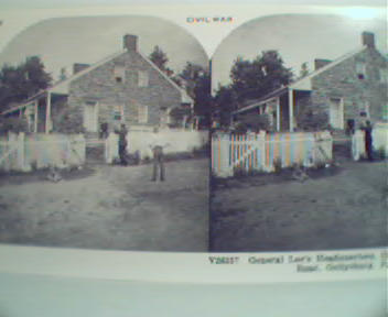 1970 Repro Cards frm 1800-1900s-General Lee's HQ Gttsbr