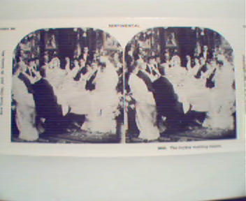 1970 Repro Card 1800-1900s-The Joyous Wedding Dinner