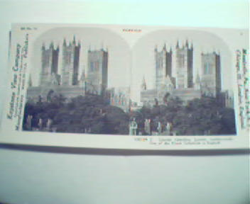 1970 Repro Card 1800-1900s- Lincoln Cath. in England!