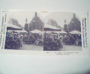 1970 Repro 1800-1900s- Market in Nuremburg,Germany!