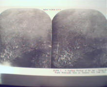 1970 Repro 1800-1900s- New York-Aerial View of Manhtn!