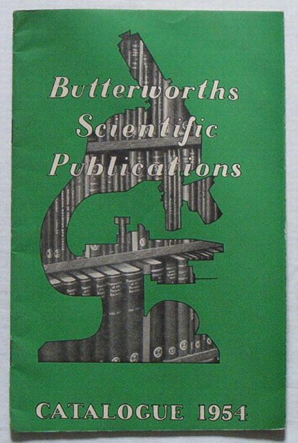 1954 Butterworths Scientific Publications/Books Catalog