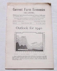 Current Farm Economics Report, Oklahoma, Oct.-Dec. 1939