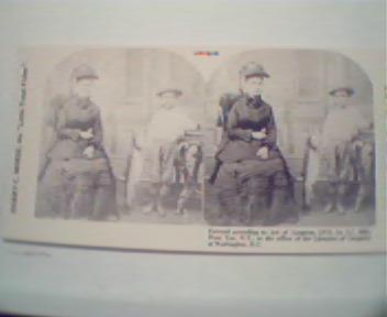 1970 Repro 1800-1900s- Woman sitting with Boy & Fish!