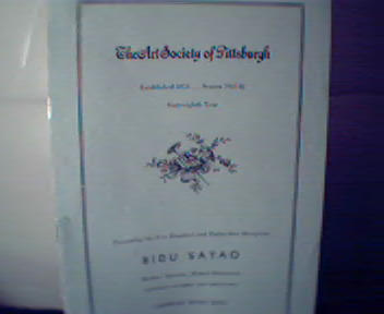Arts Society of Pittsburgh-1941-42 Bidu Sayao!
