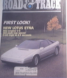 Road & Track, 1/1985, LOTUS Etna, 1956 Austin Healey