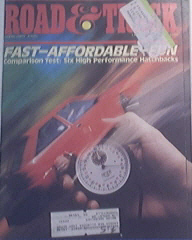 Road & Track, 2/1985, FERRARIS at Monterey,TAG Porsche