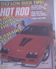 Hot Rod, 12/1981, 1982 Z28, Holley Carb Kit, Street Cus