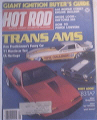 Hot Rod, 5/1982, TRANS AMS, 440 Mopar Street Engine