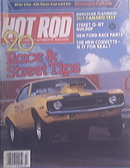 Hot Rod, 3/1983 New Corvette, 1929