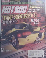 Hot Rod, 10/1987, 1978 Malibu, Turbocharged V8 '84 Must