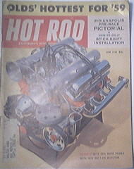 HOT ROD 6/1959 Crash Helmet Progress, Enrico Nardi