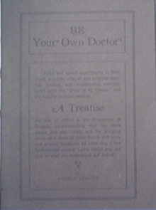 Be Yor Own Doctor by William Utrecht, 1921