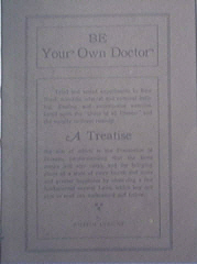 Be Yor Own Doctor by William Utrecht, 1921