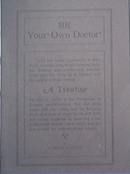 Be Yor Own Doctor by William Utrecht, 1921