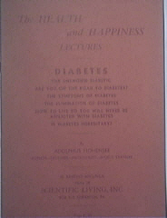 The Health, Sucess And Happiness Lectures DIABETES