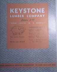 c1950 KEYSTONE Lumber Company Catalog A-48