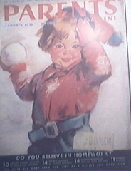 Parents Magazine 1/1936 Do You Believe In Homework?