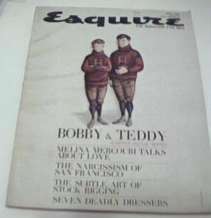 Esquire 4/1962 Robert & Ted Kennedy