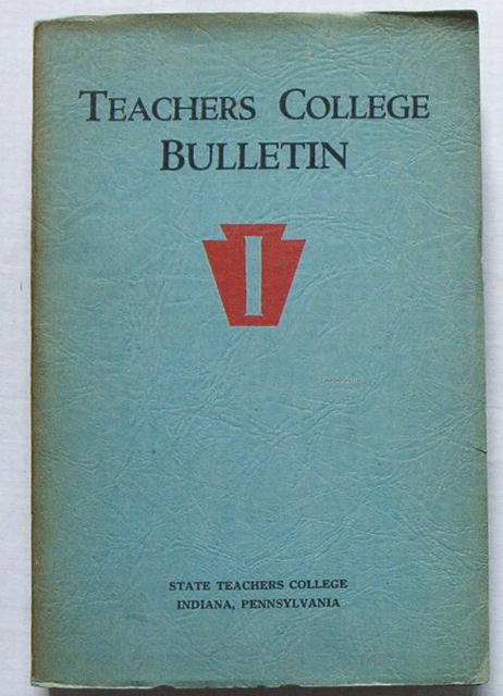 Indiana State Teachers College Bulletin/Catalog,1930-31