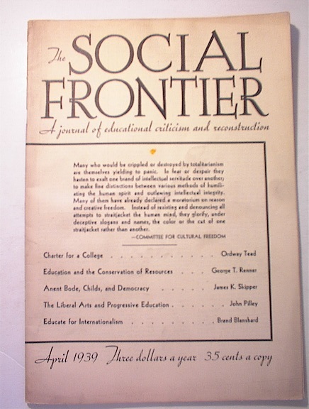 The Social Frontier,4/1939,Educational