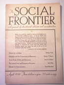 The Social Frontier,4/1939,Educational
