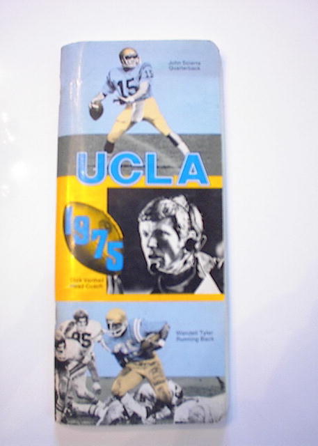 1975 UCLA SCHEDULE DICK VERMELL HEAD COACH