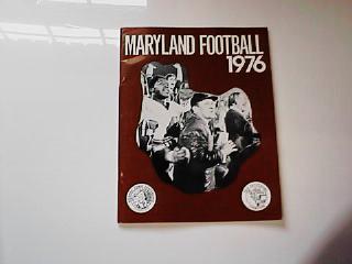 1976 MARYLAND FOOTBALL GUIDE NICE L@@K