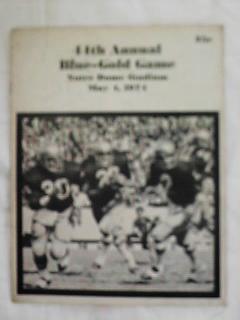 MAY 4,1974 44th ANNUAL BLUE-GOLD GAME PROGRAM
