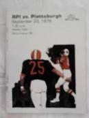SEPT 23,1978 RPI vs PLATTSBURGH PROGRAM