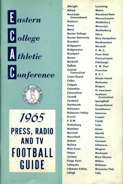 Eastern College Athletic Conference, 1965
