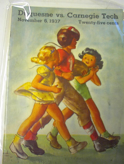 Duquesne vs. Carnegie Tech,11/6/37,Program