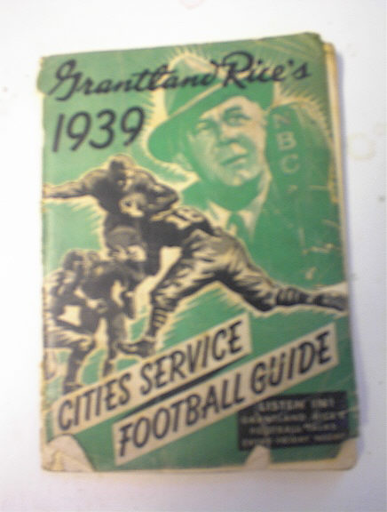 Grantland Rice's 1939 Cities Service Guide
