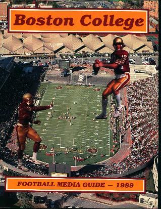 Boston College Football Media Guide from 89'