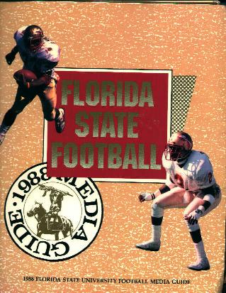 FSU Football Media Guide from 1988!