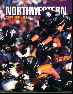Northwestern Football Media Guide 1994