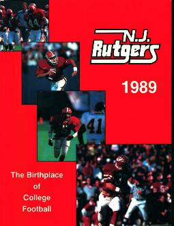 Rutgers Football Media Guide 1989!