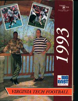 Virginia Tech Football Media Guide for 93'